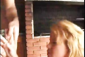 Spunky bootylicious blondie goes str8 to arse fuck