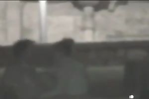 I filmed one lascivious pair fucking below the screen of night