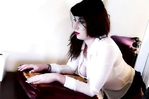 My corpulent secretary acquires spanked by me and enjoys it a lot