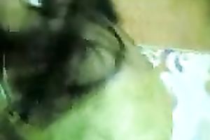 Indian dilettante sexy hotwife blows my dark ramrod on POV movie scene