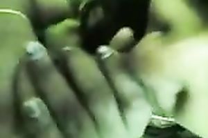 Indian dilettante sexy hotwife blows my dark ramrod on POV movie scene