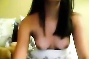 Beautiful Indian sweetie exposes her bazookas and fingers her wet crack on livecam