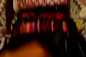 Trashy nympho with bulky wazoo loves it from behind