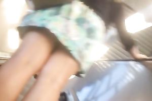 Fat wet gazoo of a legal age teenager blond white bitch on the elevator