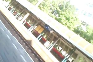 Fat wet gazoo of a legal age teenager blond white bitch on the elevator