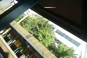 Fat wet gazoo of a legal age teenager blond white bitch on the elevator