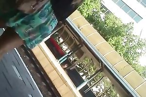 Fat wet gazoo of a legal age teenager blond white bitch on the elevator