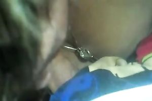 Putting my schlong in her throat and betwixt her big milk shakes