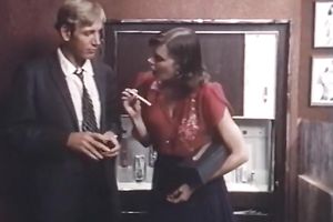 Retro sex scenes compilation with hawt brunette hair and stripping nurse