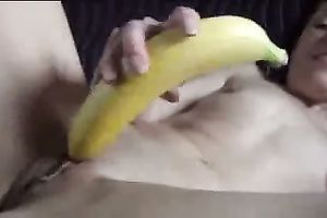 I love to push different vegetable and fruits into my love tunnel