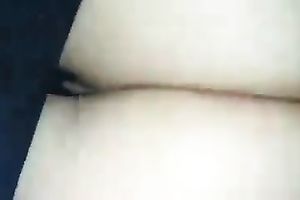 My prurient wife just can not receive enough of her purple sex toy
