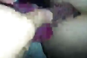 My prurient wife just can not receive enough of her purple sex toy