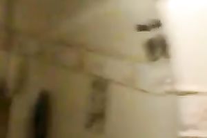 My Indian GF with pierced navel feels comfortable peeing in front of me