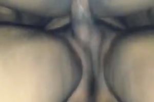 My big-assed ex GF getting her creamy cunt pounded by me