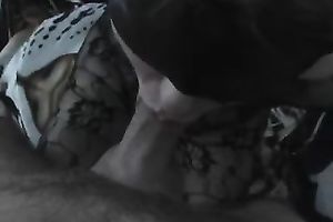 Amazing POV action with my blindfolded BBC slut sucking my shlong