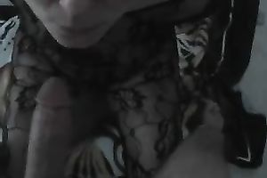 Amazing POV action with my blindfolded BBC slut sucking my shlong