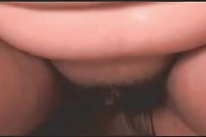 My corpulent swarthy white wife bonks me in the reverse cowgirl position