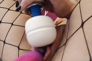 I like to tickle my love holes with different sex toys